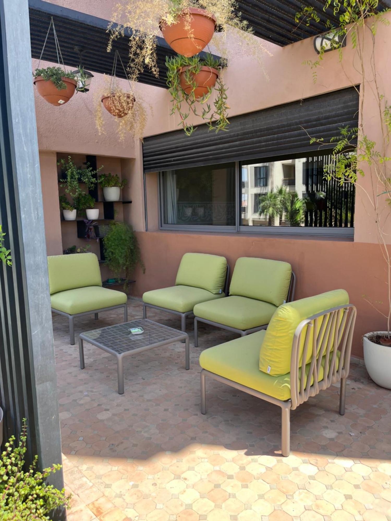 Appartement Marrakech M Avenue Terrasse Jardin à Marrakesh Extérieur photo